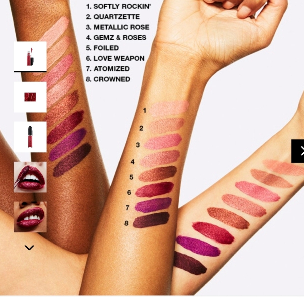 🥳HP🥳 MAC Metallic Liquid💄- LOVE WEAPON - Picture 6 of 9